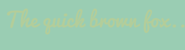 Image with Font Color B3CD9A and Background Color 9ACDB3